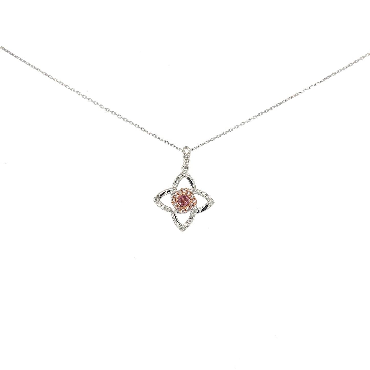 Pink Diamond star pendent