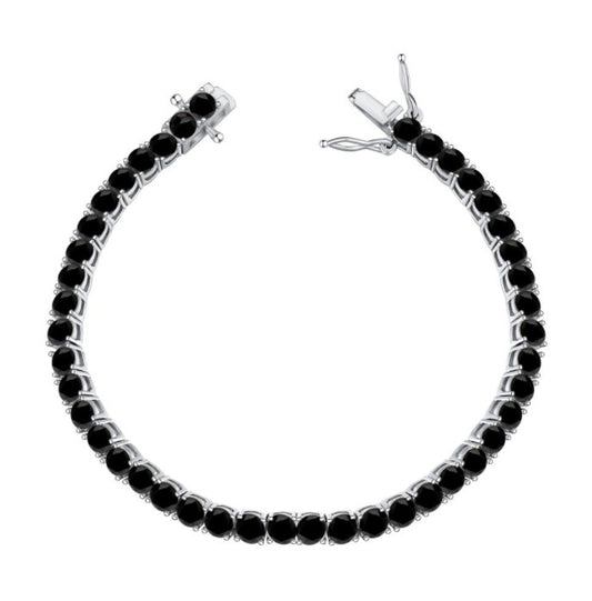 Black 4mm Tennis Bracelet