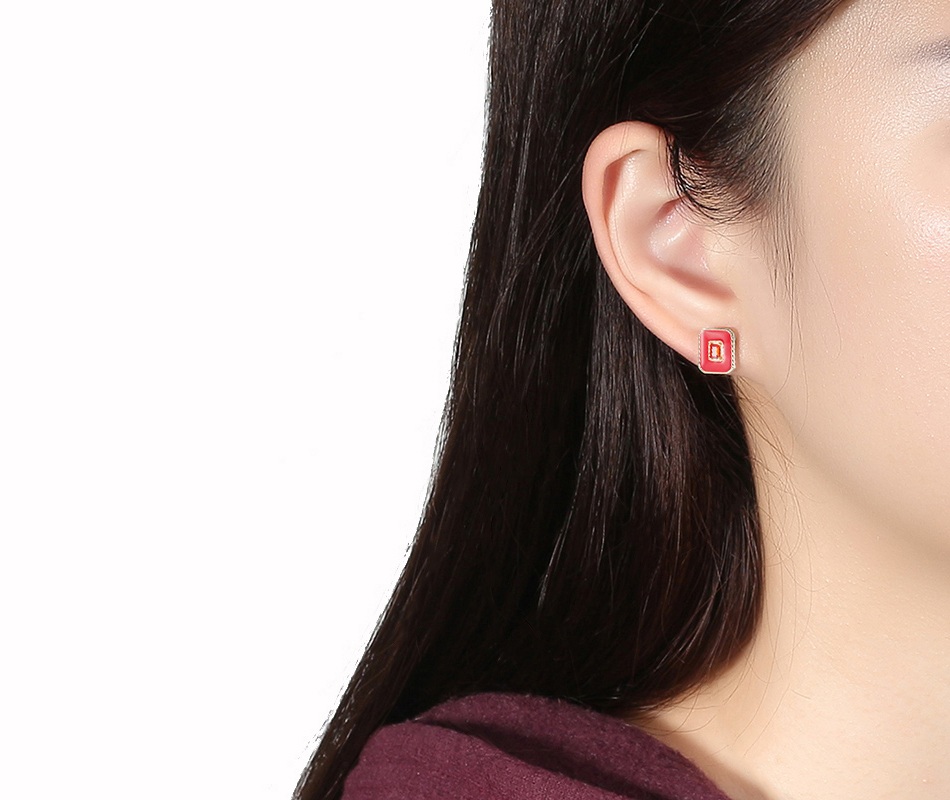 Colour Earrings Studs