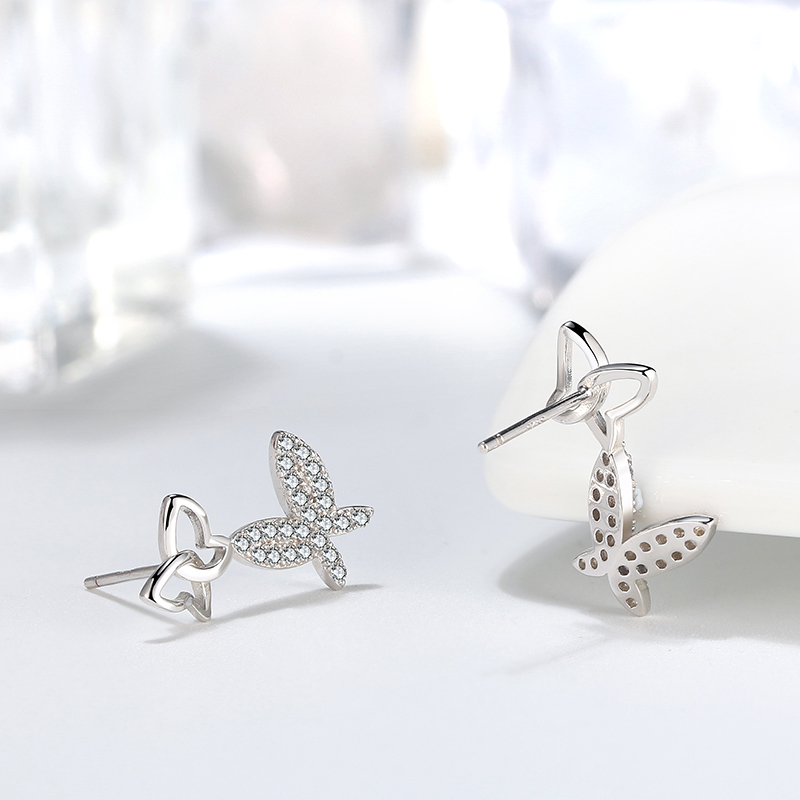 Butterfly drop Earrings