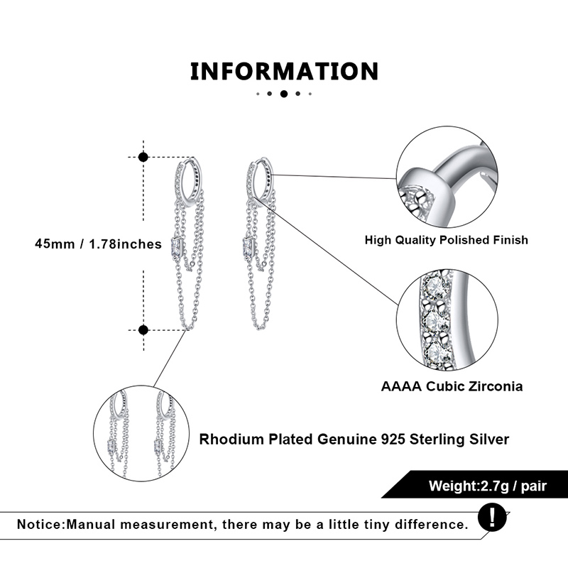 chain drop Earrings