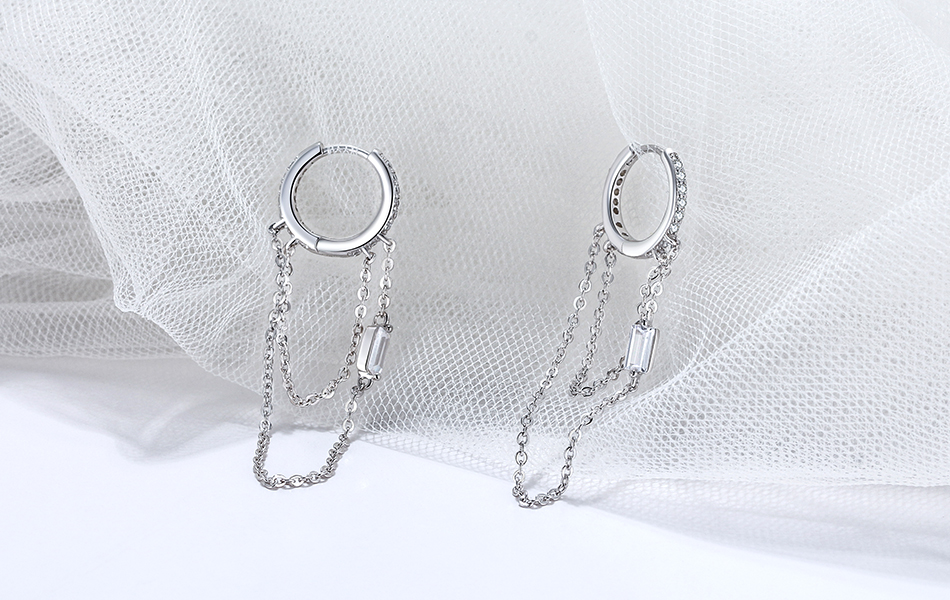 chain drop Earrings