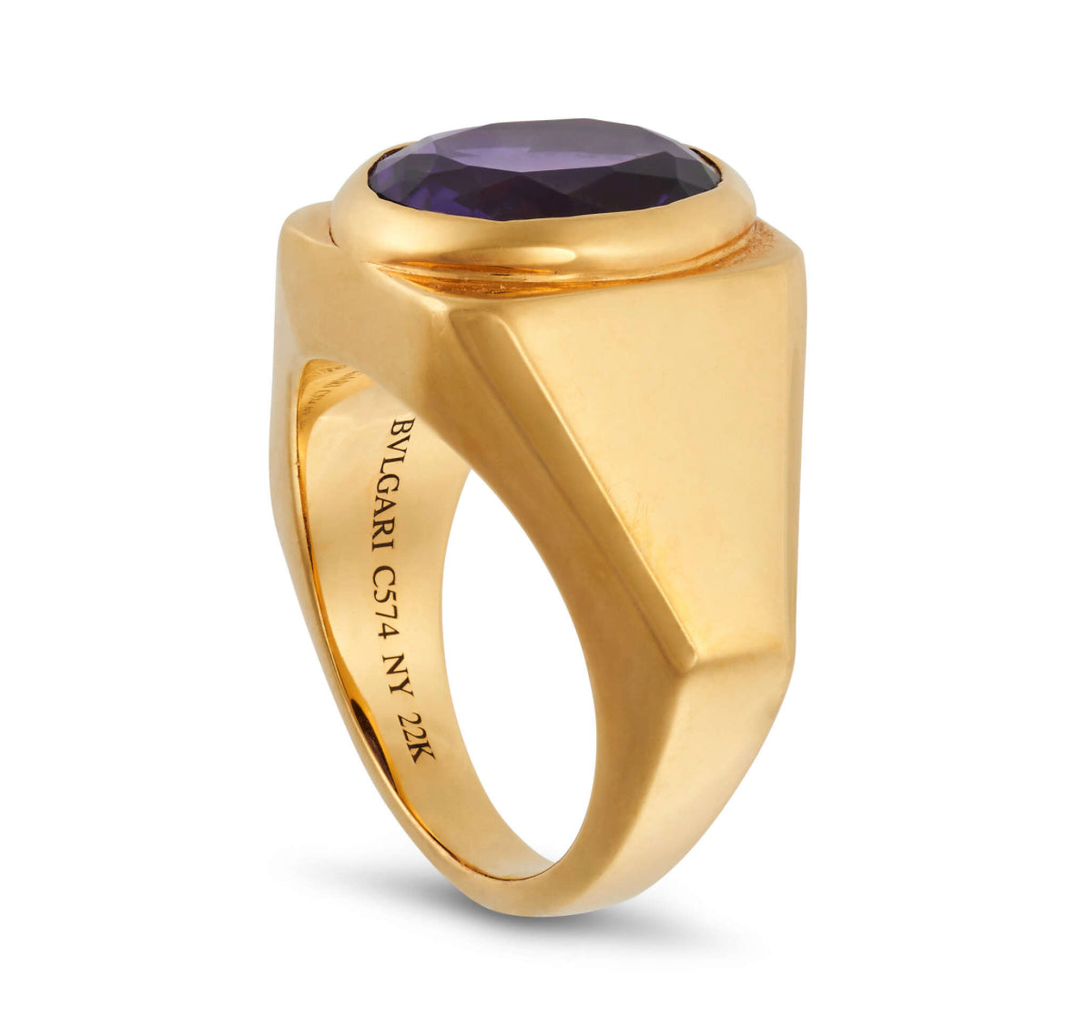 BVLGARI 22crt Amethyste Ring