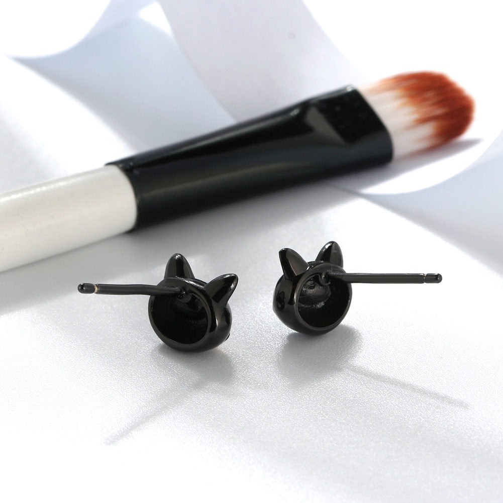 Black Cat Earrings
