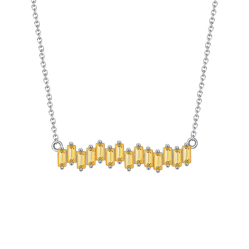 Yellow baguette Pendant