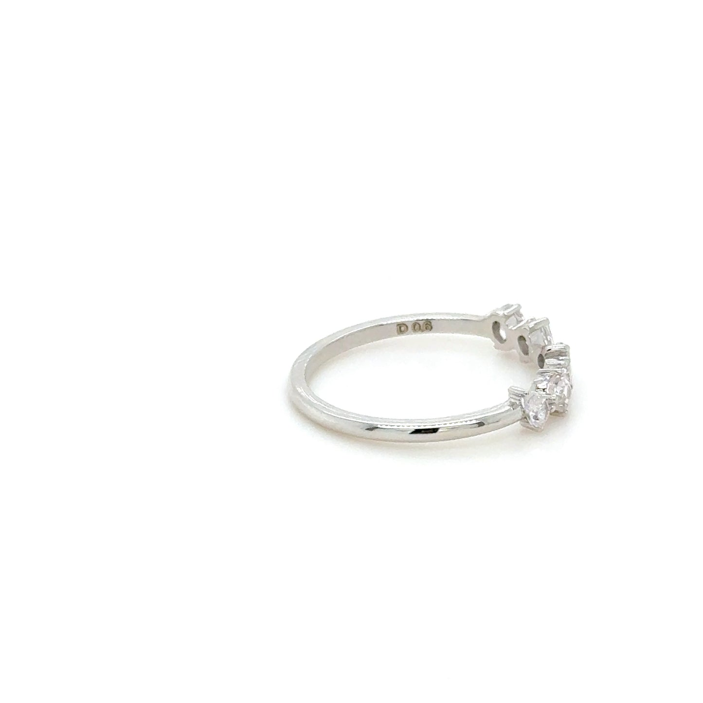 18k gold mix cut diamond ring