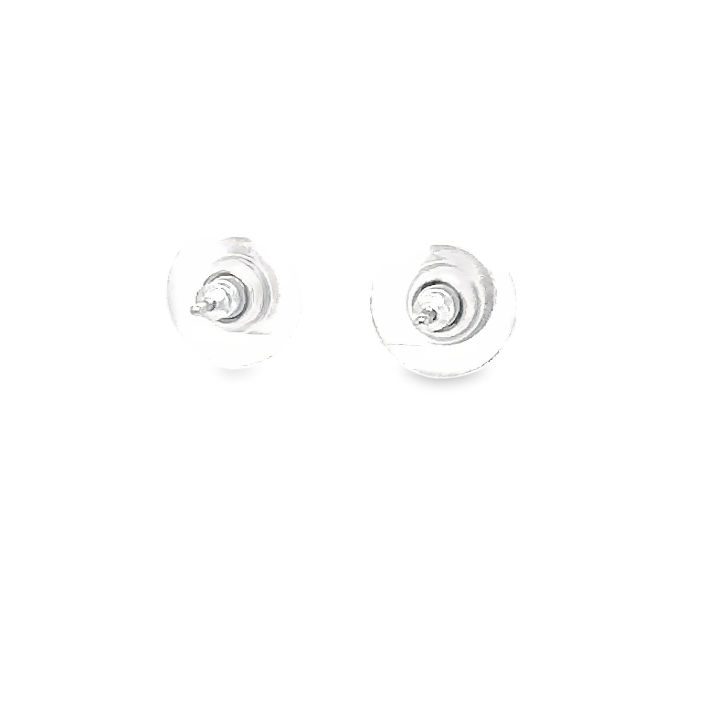 Ruby & diamond studs