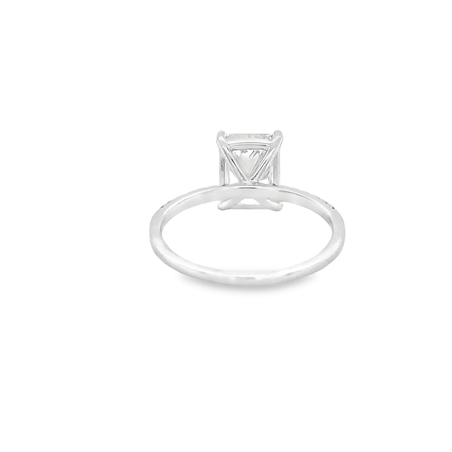 GIA 2.24ct Radiant cut diamond ring