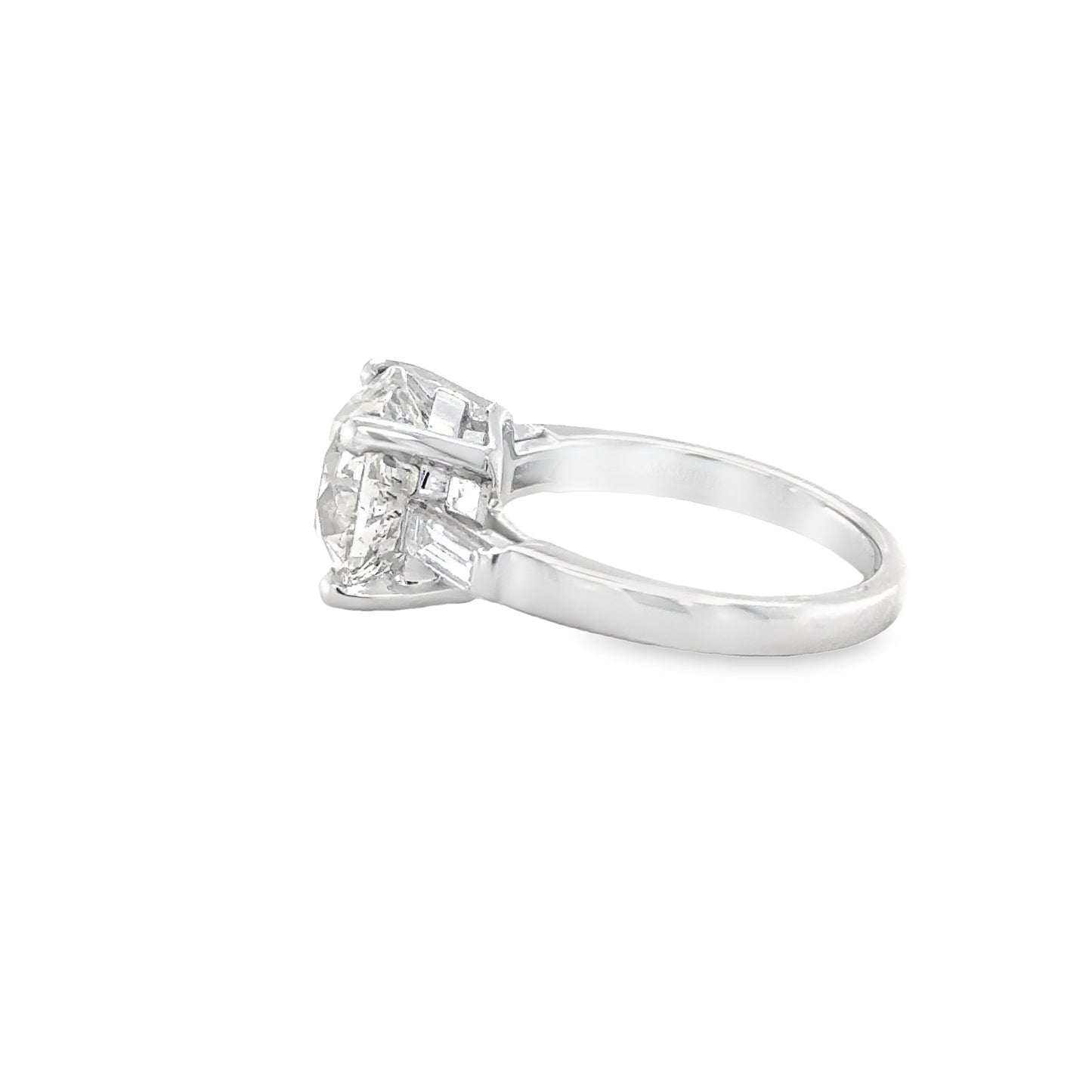 5Ct Old Mine cut natural diamond ring