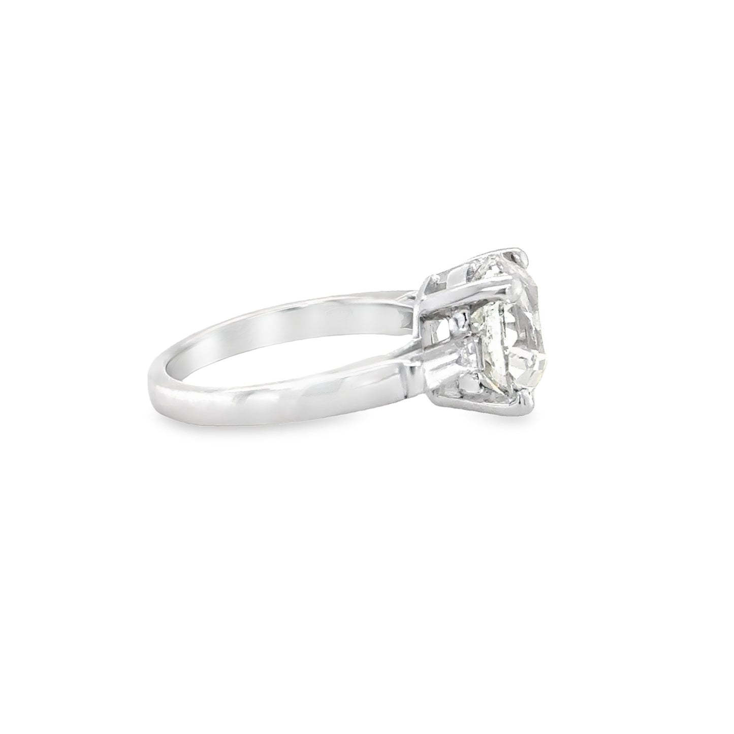 5Ct Old Mine cut natural diamond ring