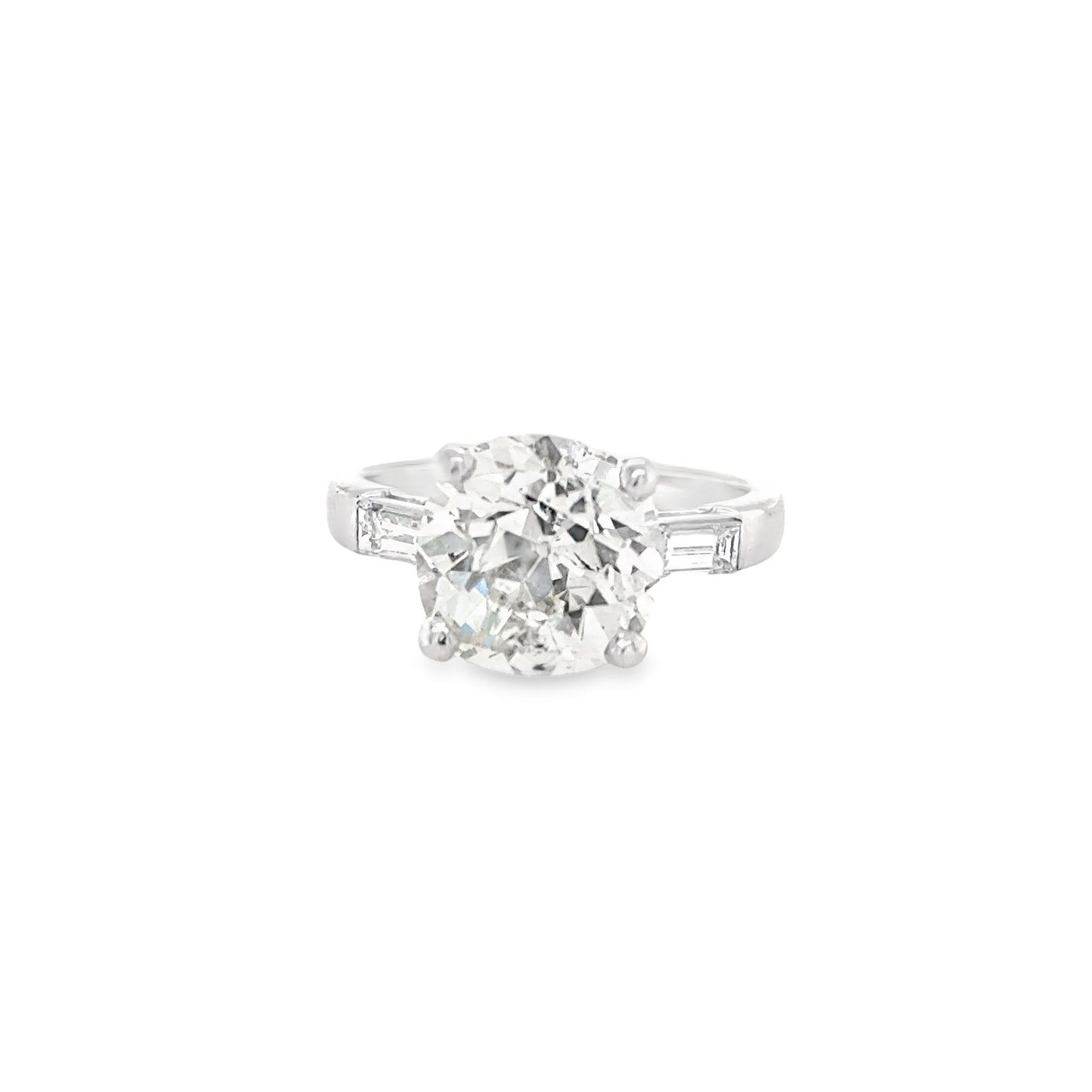 5Ct Old Mine cut natural diamond ring
