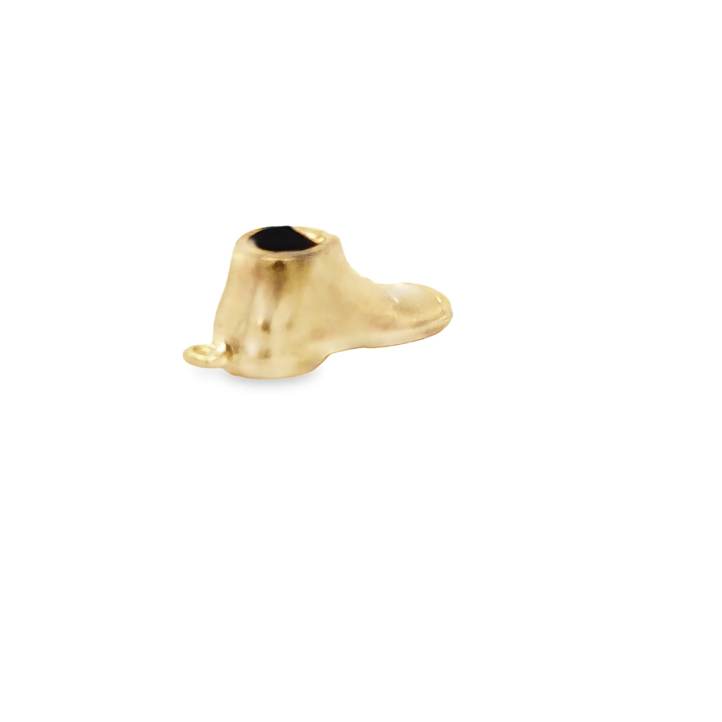Gold shoe bracelet charm
