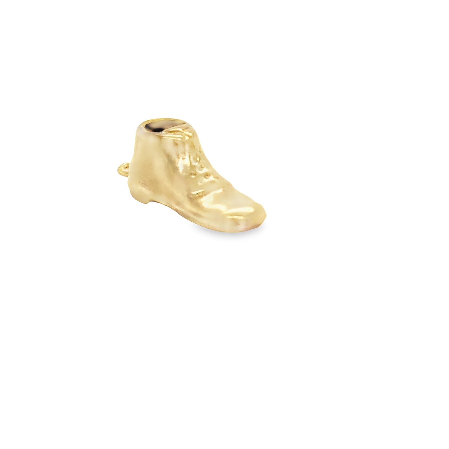 Gold shoe bracelet charm