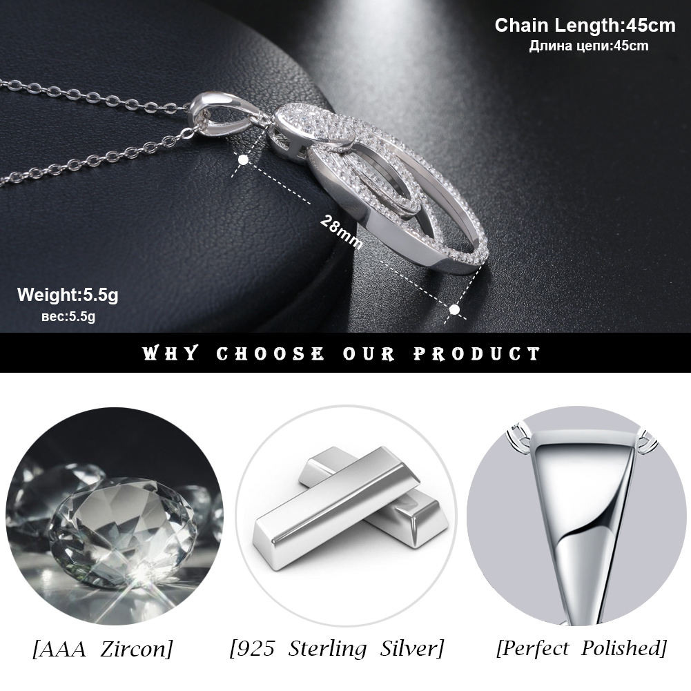 Diamond CZ Silver Pendant