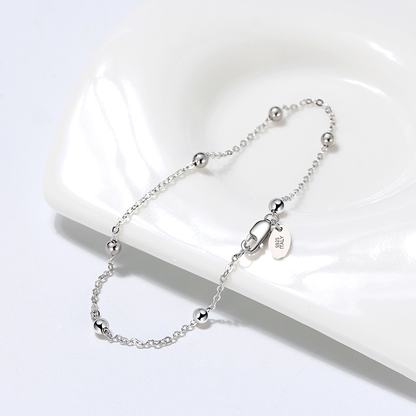 Silver ball Bracelet