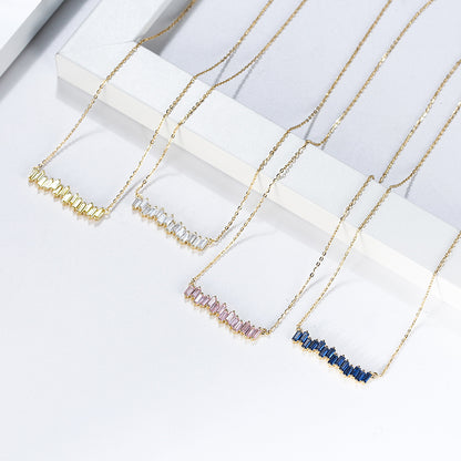 Yellow baguette Pendants