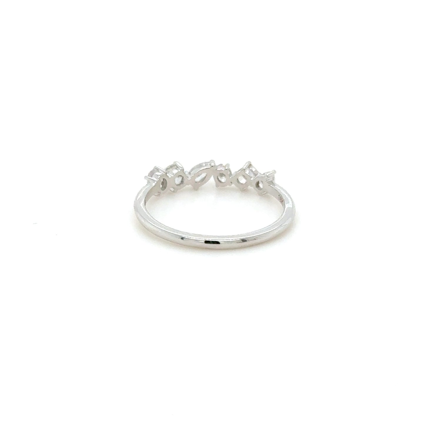 18k gold mix cut diamond ring