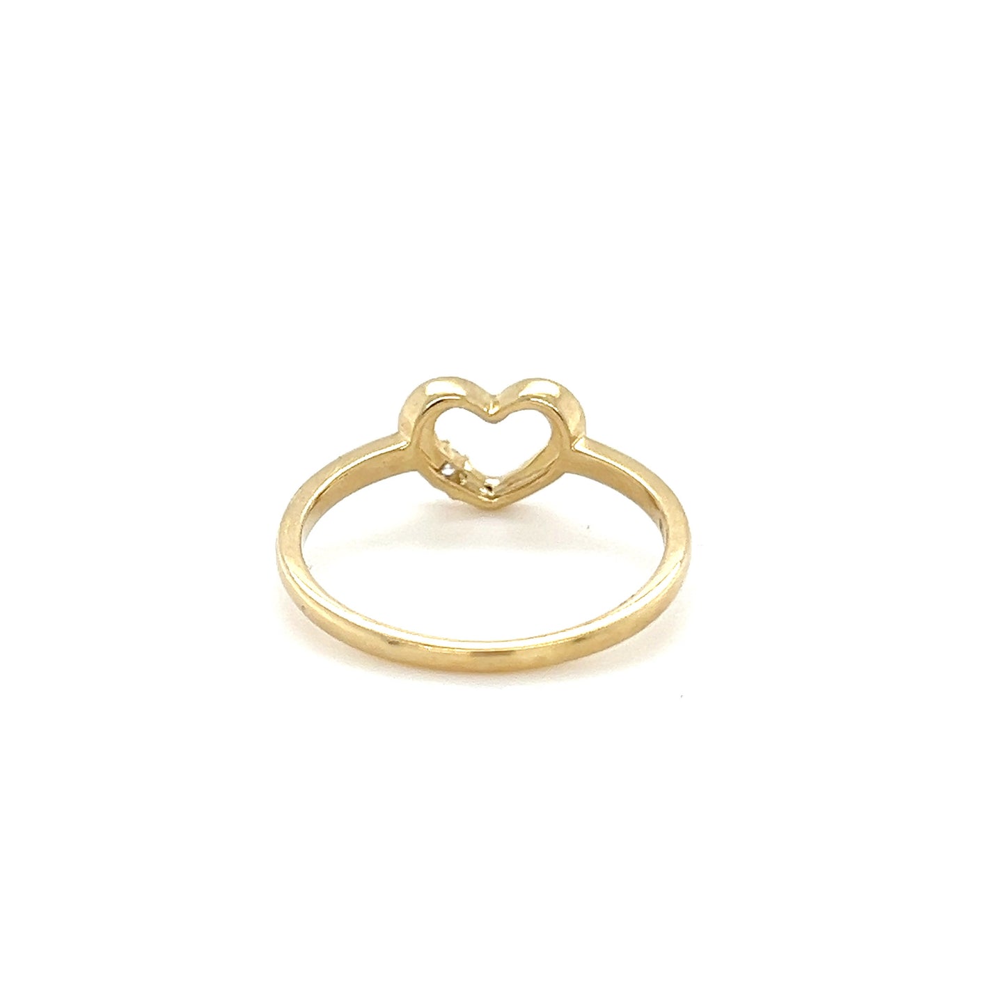 Heart diamond ring