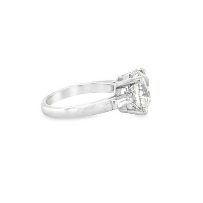 5 Carat Old Mine cut natural diamond ring