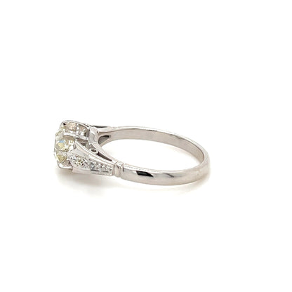 1.04 carat Old Cut Diamond Ring