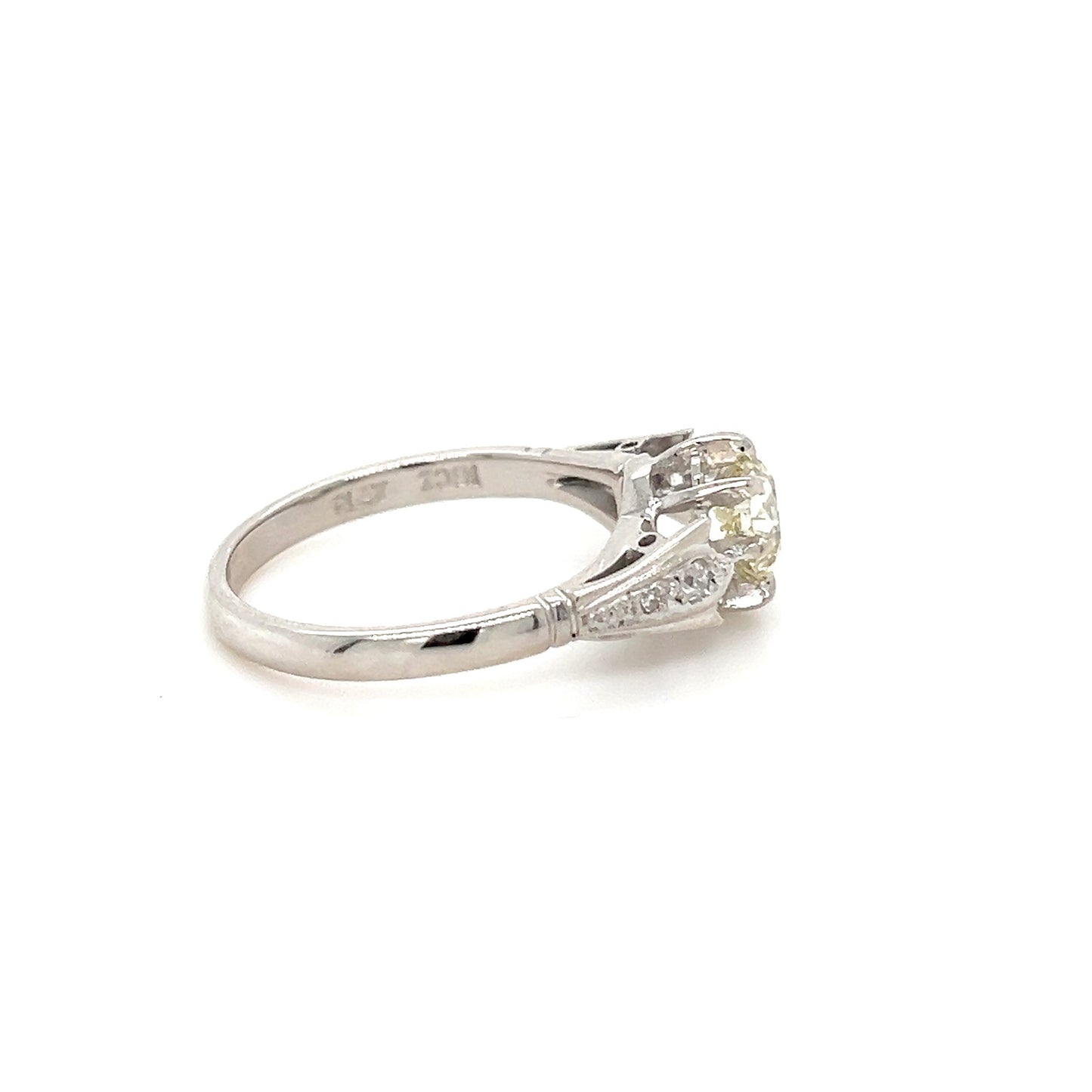 1.04 carat Old Cut Diamond Ring