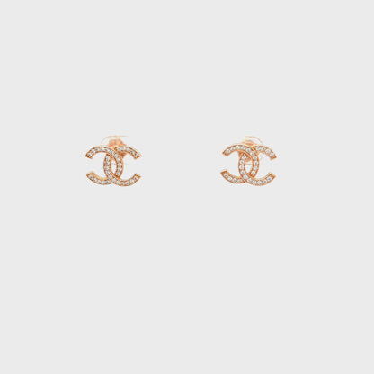 Rose gold diamond Earrings